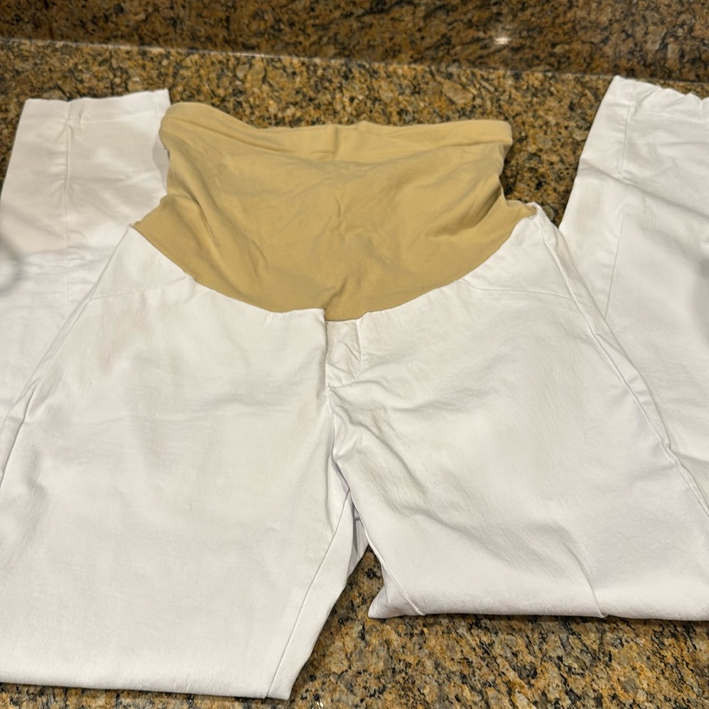 White Motherhood Maternity pants